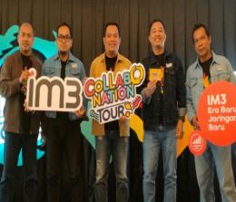 Jajaran Manajemen IOH saat jumpa pers jelang event Collabonation Tour di Purna MTQ Pekanbaru.(foto: budi/halloriau.com)