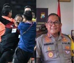 Manajer Timnas, Kombes Sumardji sempat tersungkur dipukul ofisial Thailand (foto/int)