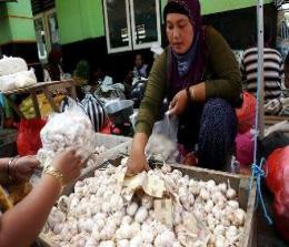 Ilustrasi bawang putih naik harga di Pekanbaru (foto/int)