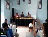 Komandan Lanud Roemin Nurjadin, Pekanbaru Marsma TNI Age Wiraksono saat jumpa pers.