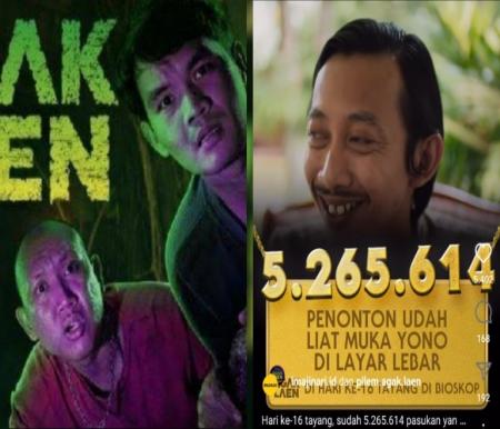 Film Agak Laen tembus 5,2 juta penonton dalam 16 hari, jadi film terlaris Indonesia (foto/int)