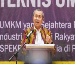 Gubernur Riau Syamsuar hadiri Bikopra Aspekpir Indonesia di Hotel Mutiara Merdeka (foto/int)