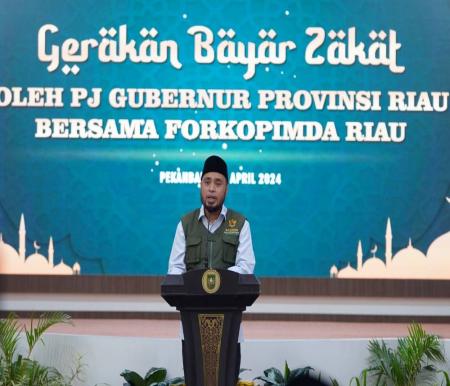 Ketua Baznas Riau, Masriadi Hasan.(foto: mcr)