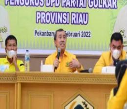 Ketua DPD I Golkar Riau, Syamsuar.(foto: int)