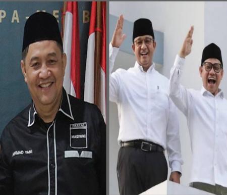 Ketua Umum Partai Masyumi Ahmad Yani (kiri) mendukung Anies Baswedan dan Cak Imin di Pilpres 2024 (foto/int)