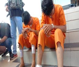 Dua pelaku jambret di Pekanbaru ditembak kakinya (foto/int)