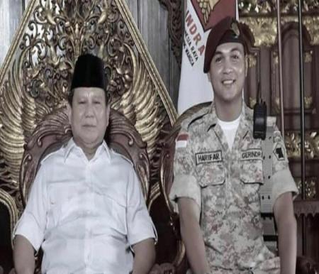 Ajudan Prabowo, Muhammad Harrifar Syafar maju DPR RI Dapil Jambi (foto/int)