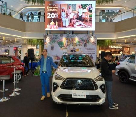 Agung Toyota menggelar event THR (Tebar Hadiah Ramadan) di Main Atrium Living World Pekanbaru (foto/yuni)