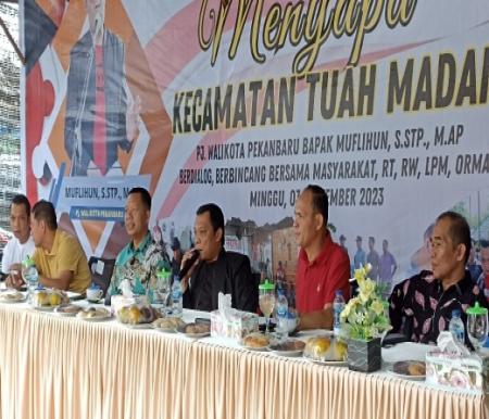 Pj Wako Muflihun minta LGBT yang marak di Pekanbaru ada pembuktiannya (foto/rahmat-halloriau)