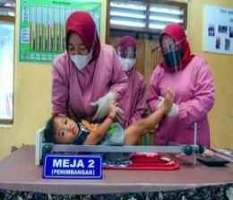 Kota Pekanbaru menjadi daerah yang capaian imunisasi polio masih rendah (foto/int)