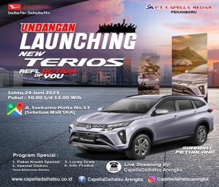 Launching New Terios Facelift.