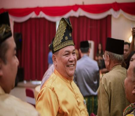 Pj Gubernur Riau, SF Hariyanto saat ramah tamah bersama tokoh dan kepala daerah (foto/Mg1)