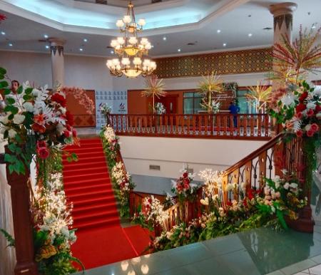 Kondisi Gedung DPRD Riau jelang sidang paripurna istimewa (foto/rinai)