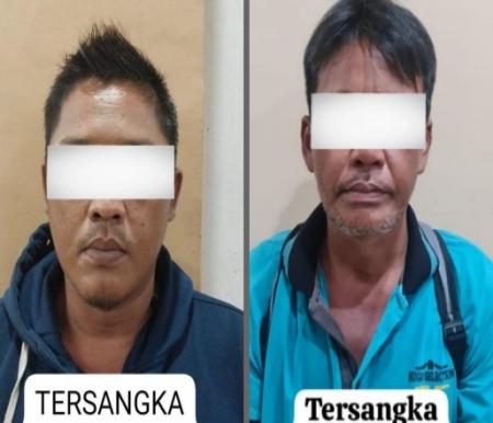 Dua tersangka TPPO diamankan Polres Rohil (foto/int)