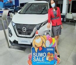 Promo khusus untuk Nissan Livina dan Nissan Kicks e-Power, yang bertajuk Sensasi Untung Mobil Nissan (Sumo) is Back.