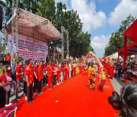 PSMTI Riau ikut menyemarakkan Parade Bhineka Tunggal Ika dan Pagelaran Budaya Nusantara (foto/int)