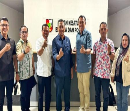 Komisi I DPRD Meranti kunjungi Kesbangpol Pekanbaru.(foto: istimewa)