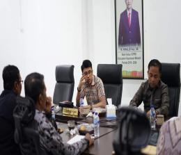 Komisi I DPRD Kepulauan Meranti saat melakukan rapat bersama OPD terkait