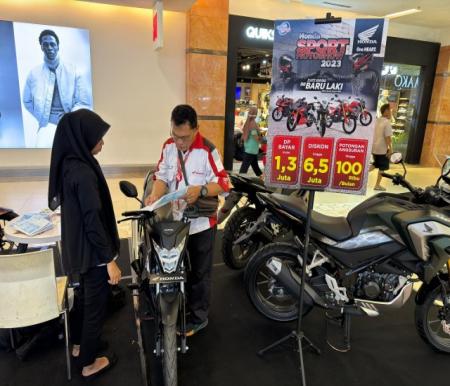 Pameran Honda Sport MotoShow di Mall SKA Pekanbaru (foto/ist)