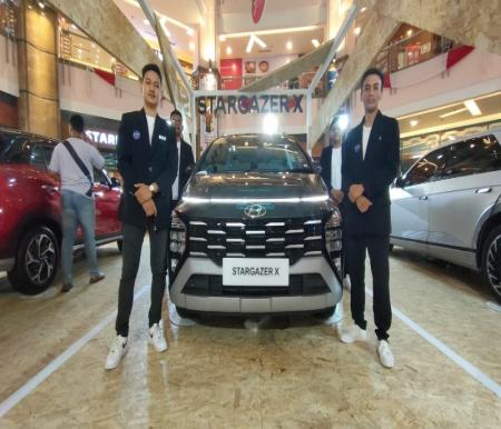 Hyundai Stargazer X bisa dilihat langsung melalui pameran 16-20 Agustus di Mal SKA Pekanbaru (foto/budy-halloriau)
