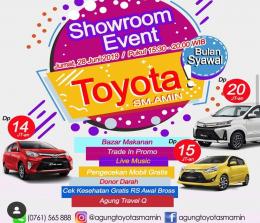 Showroom Event Agung Toyota SM Amin